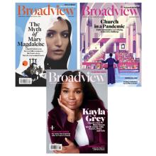 Broadview magazine sample covers