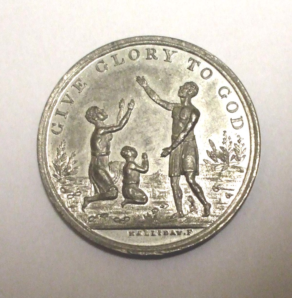 Commemorative medal marking 50 years since the abolition of slavery.