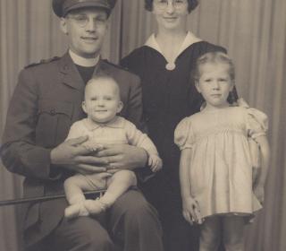 Padre William Alfred Seaman and family
