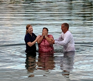 Baptism in the St. Lawrence