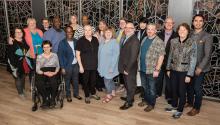 A group photo of the 18 members of General Council Executive from April 2019.