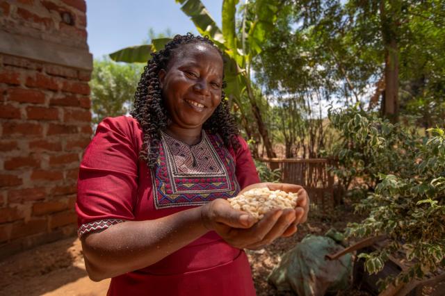 Susan Karea, a farmer in Tharaka Nithi, Kenya