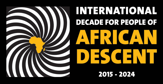 The United Church of Canada supports the International Decade for People of African Descent. Logo: UN International Decade for People of African Descent