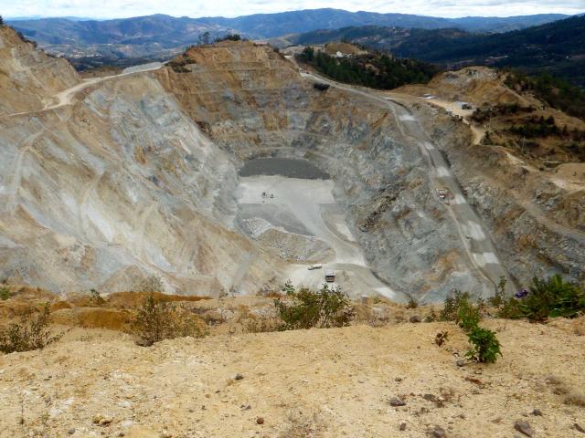 Open pit, Marlin Mine, San Marcos, Guatemala Open pit, Marlin Mine, San Marcos, Guatemala