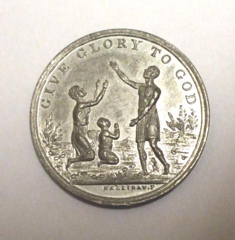 Commemorative medal marking 50 years since the abolition of slavery. Commemorative medal marking 50 years since the abolition of slavery.